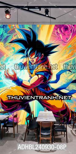 Tranh Bi-a Phong cách Anime Dragon Ball - Tranh tường chất lượng cao
