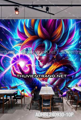 Tranh Bi-a Phong cách Anime Dragon Ball - Tranh tường chất lượng cao