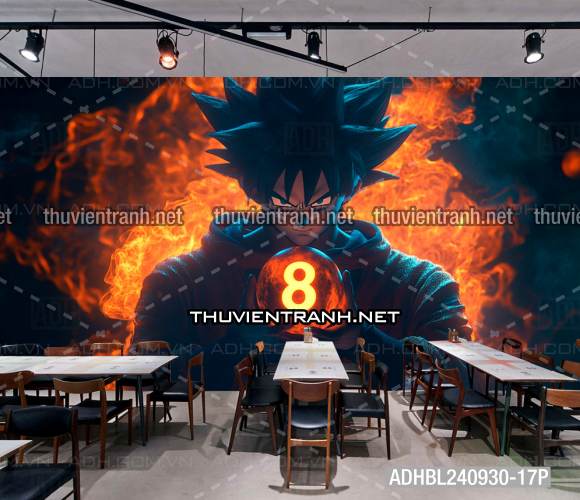 Tranh Bi-a Phong cách Anime Dragon Ball - Tranh tường chất lượng cao