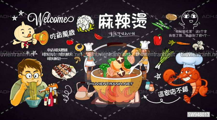  Tranh dán tường Quán Bia- Quán Nhậu - Tranh tường chất lượng cao