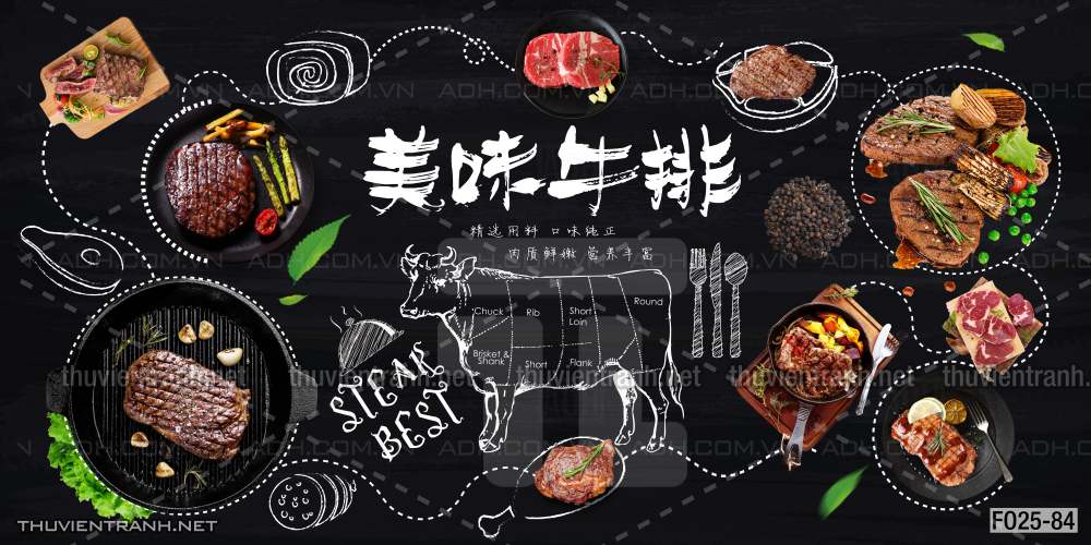 Tranh dán tường Quán nướng, quán lẩu, quán nhậu - Tranh tường chất lượng cao
