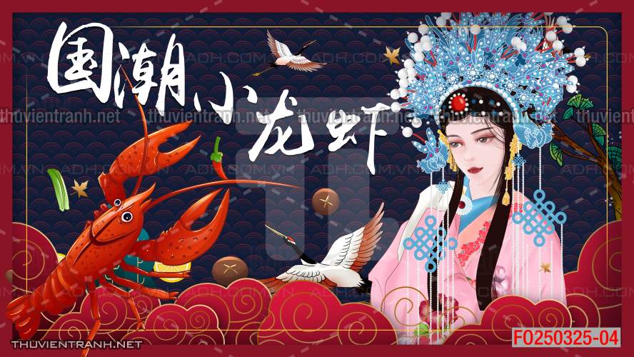 Tranh dán tường Quán ăn Trung Hoa, quán lẩu nướng, quán ăn vặt - Kết quả tìm kiếm tranh tường