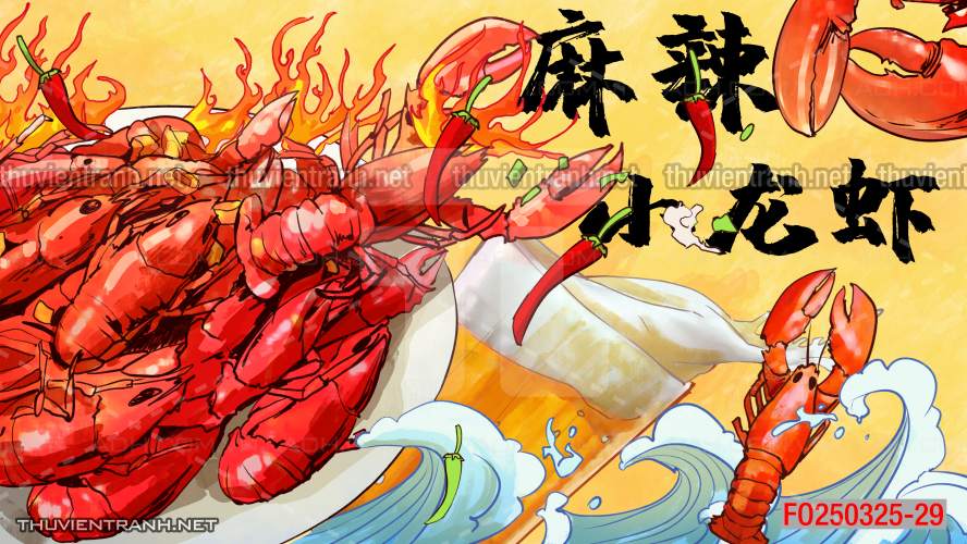 Tranh dán tường Quán ăn Trung Hoa, quán lẩu nướng, quán ăn vặt - Kết quả tìm kiếm tranh tường