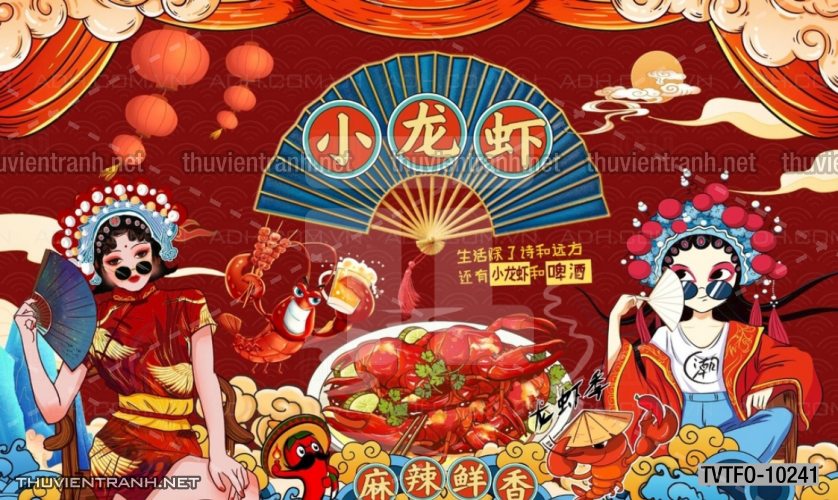 Tranh dán tường Quán ăn- Lẩu nướng Trung Quốc - Kết quả tìm kiếm tranh tường
