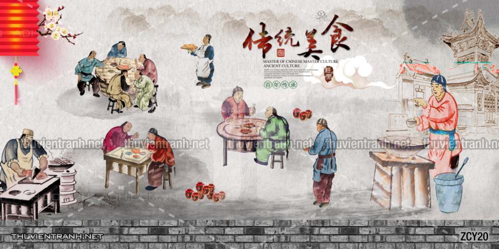 Tranh dán tường  Quán ăn, Nhà hàng Trung Quốc - Kết quả tìm kiếm tranh tường