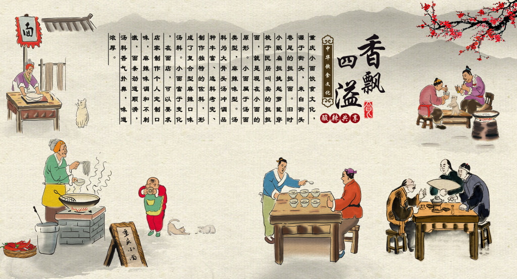 Tranh dán tường  Quán ăn Trung Hoa - Kết quả tìm kiếm tranh tường