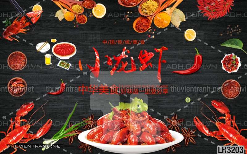 Tranh dán tường  Quán ăn Hải sản - Kết quả tìm kiếm tranh tường