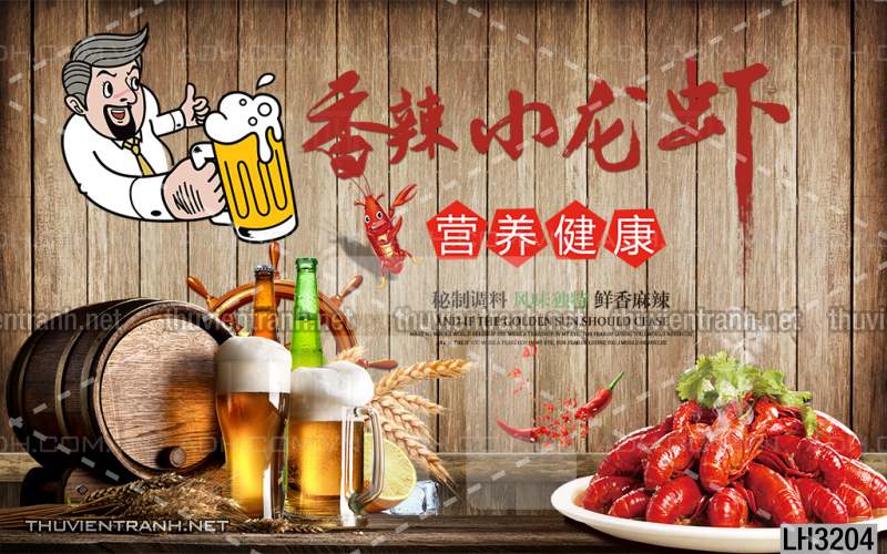 Tranh dán tường  Quán ăn Hải sản - Kết quả tìm kiếm tranh tường