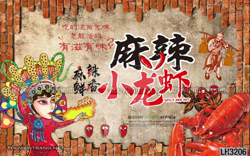 Tranh dán tường  Quán ăn Hải sản - Kết quả tìm kiếm tranh tường
