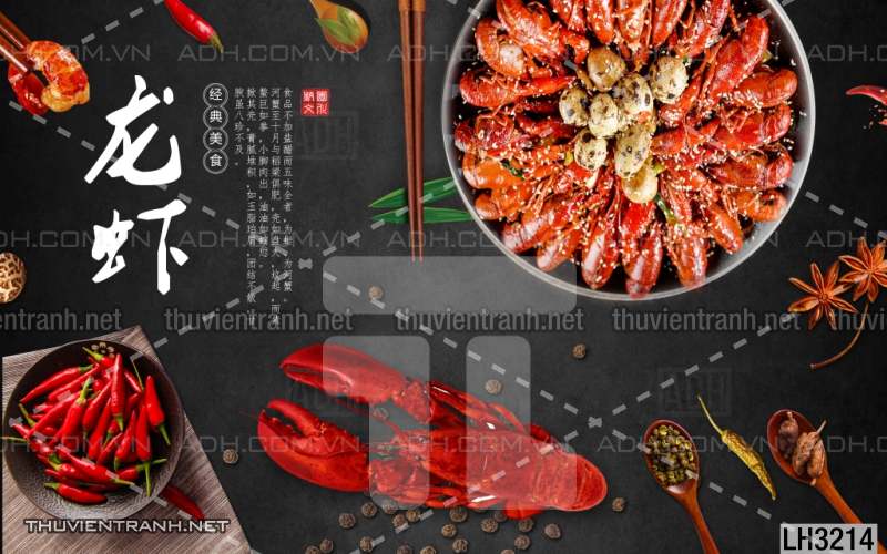 Tranh dán tường  Quán ăn Hải sản - Kết quả tìm kiếm tranh tường