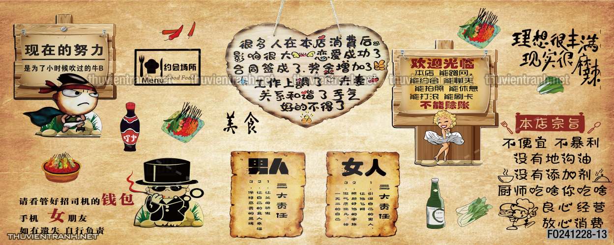 Tranh dán tường  Quán ăn gà rán, ăn vặt - Kết quả tìm kiếm tranh tường