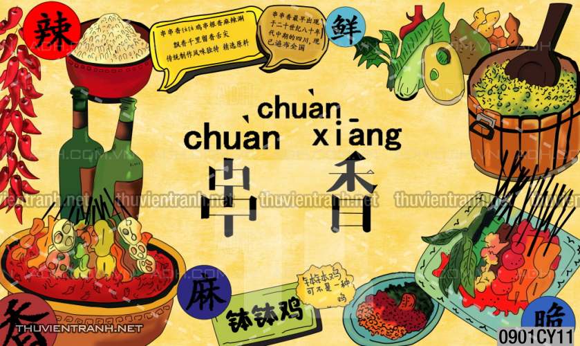 Tranh dán tường  Quán ăn - Tranh tường chất lượng cao