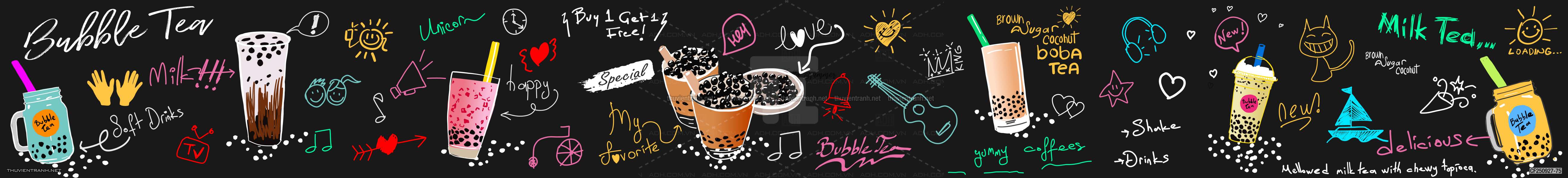 Tranh dán tường Quán cà phê - Tranh tường chất lượng cao