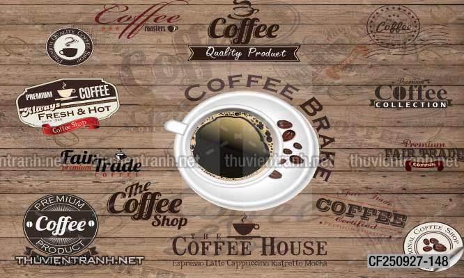 Tranh dán tường Quán Cafe - Kết quả tìm kiếm tranh tường