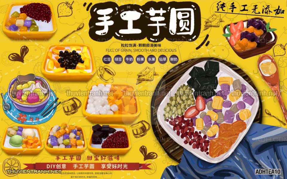  Tranh dán tường  Nước ép hoa quả - Tranh tường chất lượng cao