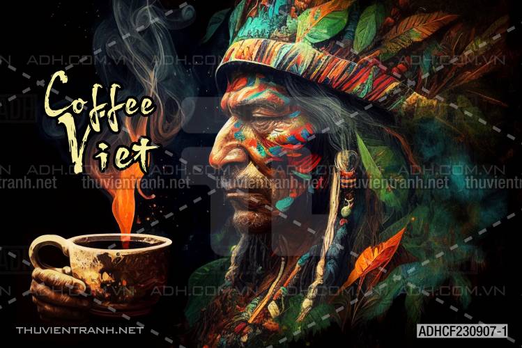 Tranh dán tường Cafe, tranh dán tường quán cafe - Tranh tường chất lượng cao