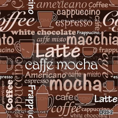 Tranh dán tường Cafe, tranh dán tường quán cafe - Tranh tường chất lượng cao