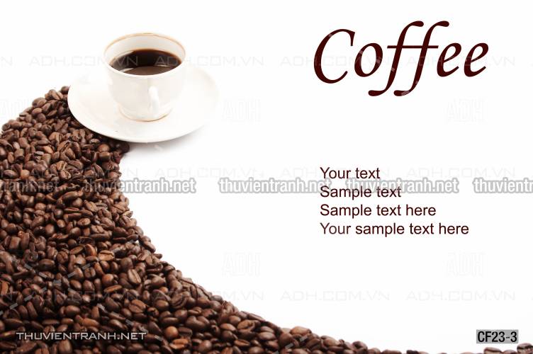 Tranh dán tường Cafe, tranh dán tường quán cafe - Tranh tường chất lượng cao