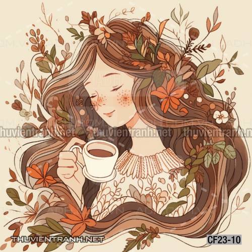 Tranh dán tường Cafe, tranh dán tường quán cafe - Tranh tường chất lượng cao