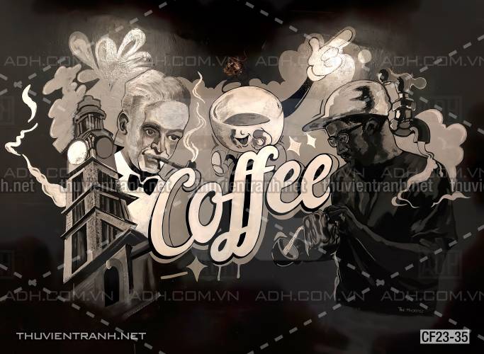  Tranh dán tường Cafe, tranh dán tường quán cafe - Kết quả tìm kiếm tranh tường
