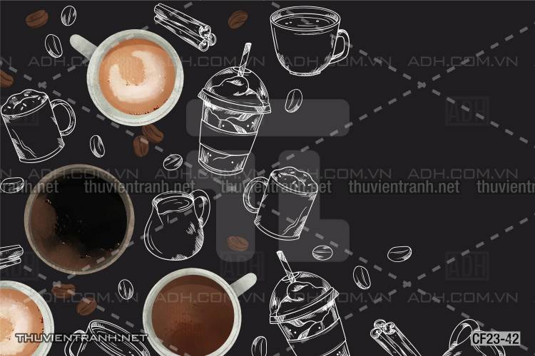  Tranh dán tường Cafe, tranh dán tường quán cafe - Kết quả tìm kiếm tranh tường