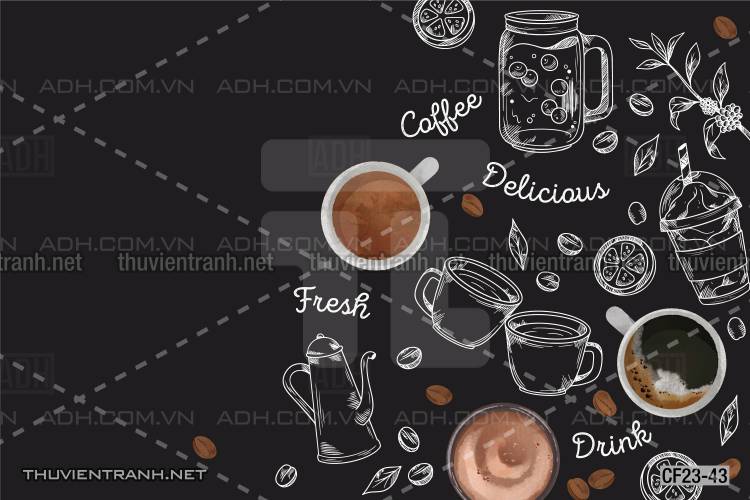 Tranh dán tường Cafe, tranh dán tường quán cafe - Kết quả tìm kiếm tranh tường