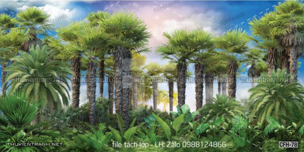 Tranh dán tường Quán Cafe, Trà Chanh, Trà sữa - Tranh tường chất lượng cao