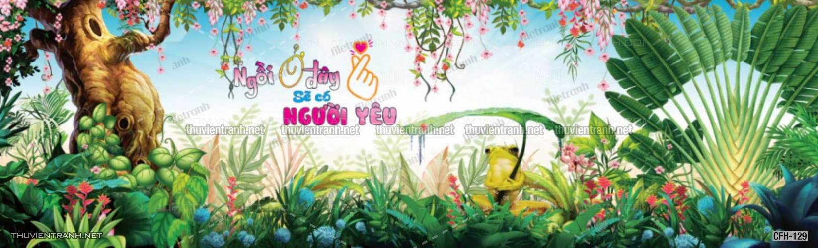  Tranh dán tường Quán Cafe, Trà Chanh, Trà sữa - Tranh tường chất lượng cao