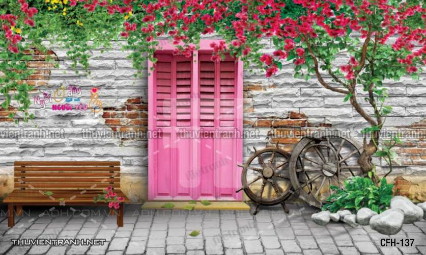  Tranh dán tường Quán Cafe, Trà Chanh, Trà sữa - Tranh tường chất lượng cao
