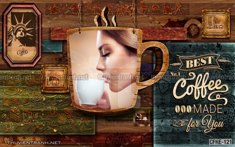  Tranh dán tường Cafe, tranh dán tường quán cafe phong cách hoài cổ (Retro) - Kết quả tìm kiếm tranh tường