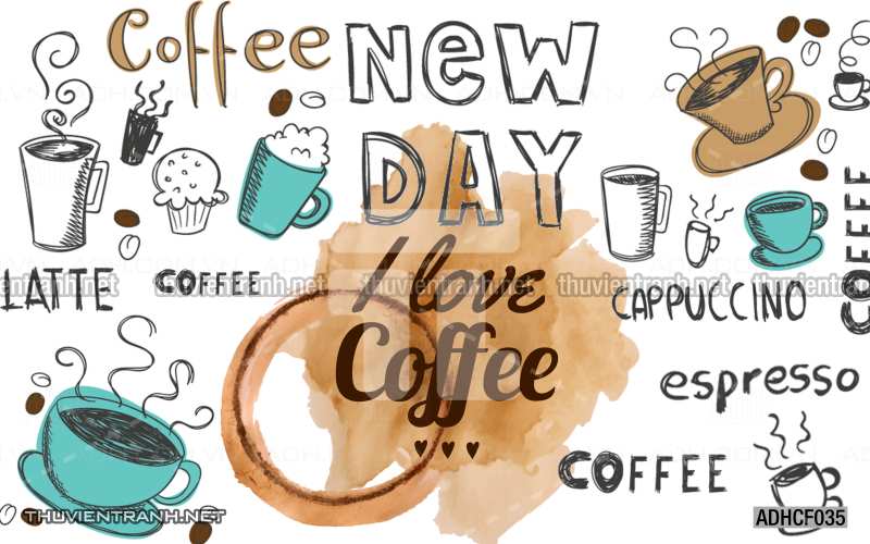  Tranh dán tường Cafe, tranh dán tường quán cafe phong cách cũ, cổ. - Tranh tường chất lượng cao