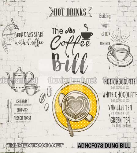  Tranh dán tường Cafe, tranh dán tường quán cafe phong cách cũ, cổ. - Tranh tường chất lượng cao