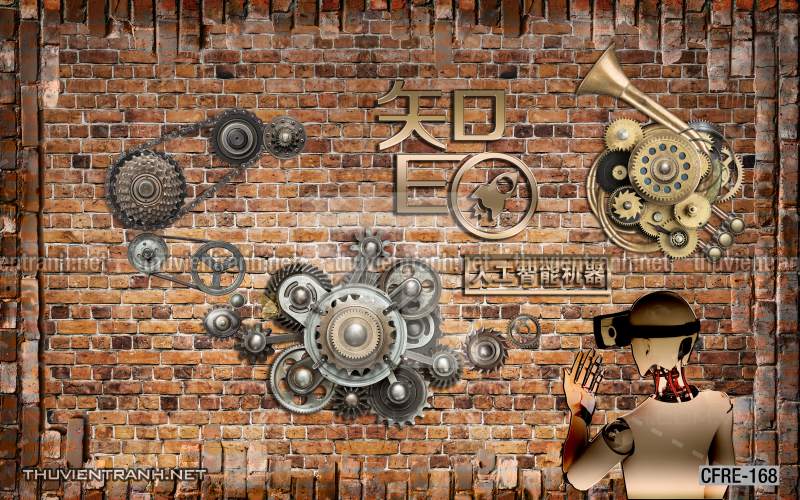 Tranh dán tường hoài niệm cũ - Tranh tường chất lượng cao