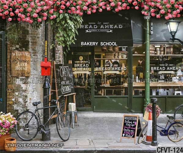 Tranh dán tường CAFE Phố Xưa - Kết quả tìm kiếm tranh tường