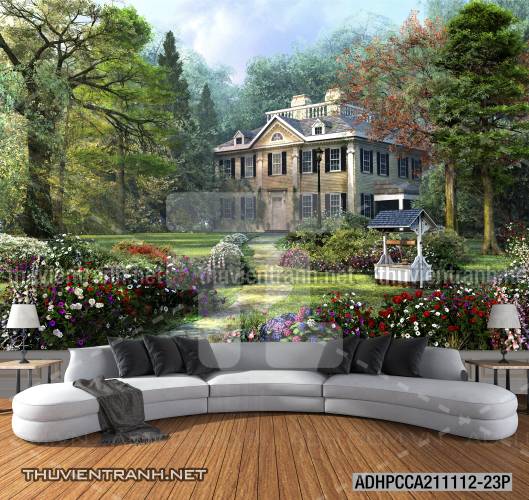 Phong cảnh đồng quê Châu Âu, Ngôi nhà biệt thự Châu ÂU - Kết quả tìm kiếm tranh tường