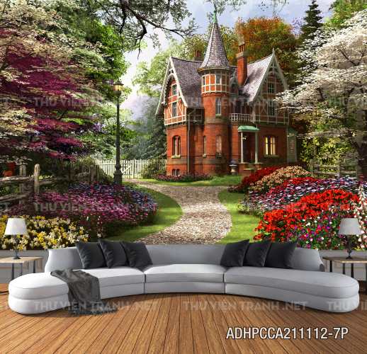Phong cảnh đồng quê Châu Âu, Ngôi nhà nông thôn cottage - Kết quả tìm kiếm tranh tường