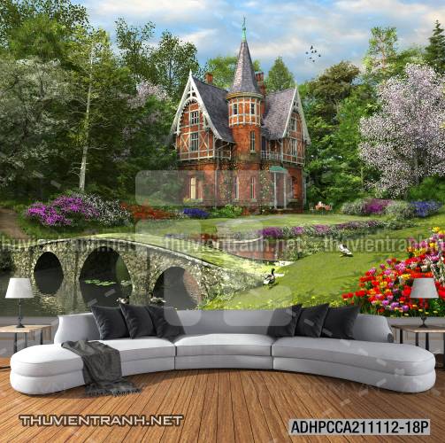 Phong cảnh đồng quê Châu Âu, Ngôi nhà nông thôn cottage - Kết quả tìm kiếm tranh tường