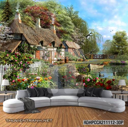 Tranh phong cảnh trữ tình Châu Âu - Kết quả tìm kiếm tranh tường
