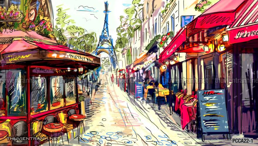  Tranh dán tường Phong cảnh Tháp Eiffel - Kết quả tìm kiếm tranh tường