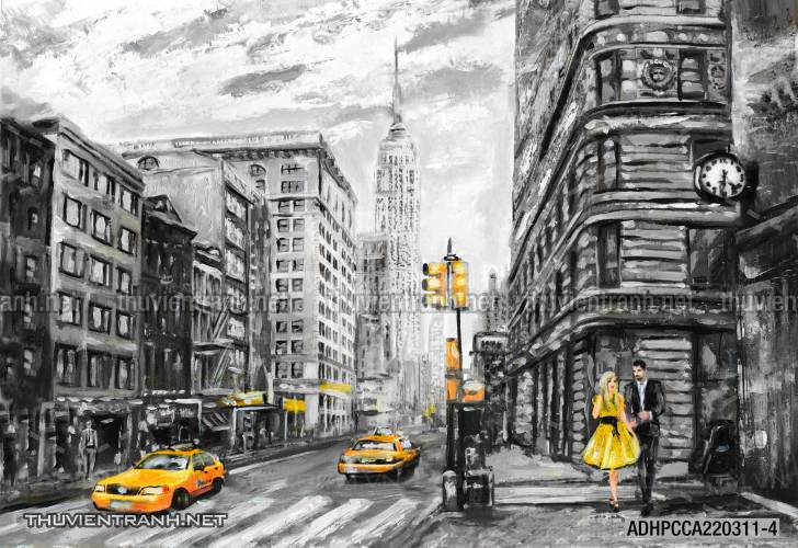  Tranh dán tường Phong cảnh đường Phố New York - Kết quả tìm kiếm tranh tường