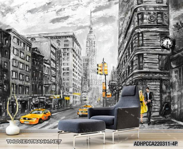  Tranh dán tường Phong cảnh đường Phố New York - Kết quả tìm kiếm tranh tường