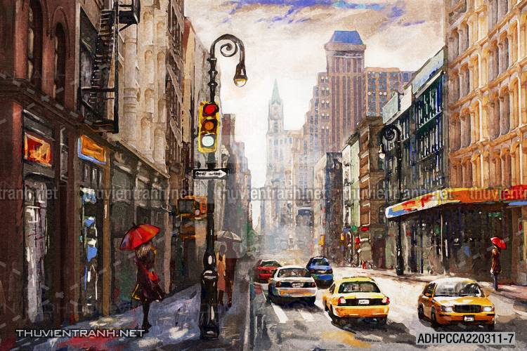  Tranh dán tường Phong cảnh đường Phố New York - Kết quả tìm kiếm tranh tường