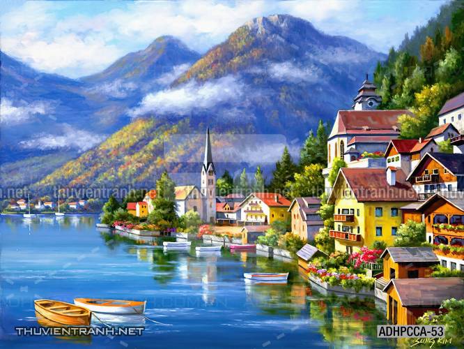  Phong cảnh Châu âu, Tranh vẽ Phong Cảnh Châu Âu - Kết quả tìm kiếm tranh tường