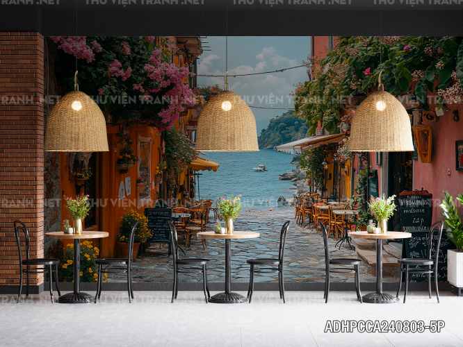 Tranh dán tường 3D phong cảnh vẽ nổi Châu Âu - Kết quả tìm kiếm tranh tường