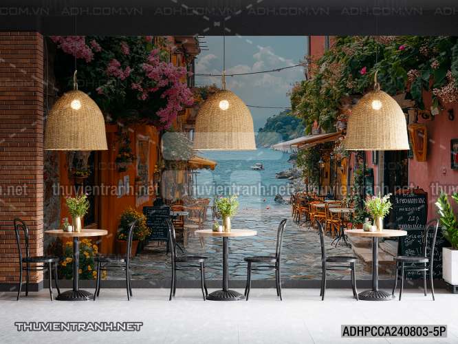 Tranh dán tường 3D phong cảnh vẽ nổi Châu Âu - Kết quả tìm kiếm tranh tường