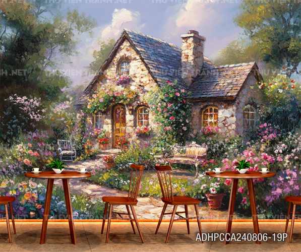  Tranh phong cảnh phố cổ Châu Âu, tranh phong cảnh thành phố ven biển Địa Trung Hải - Kết quả tìm kiếm tranh tường
