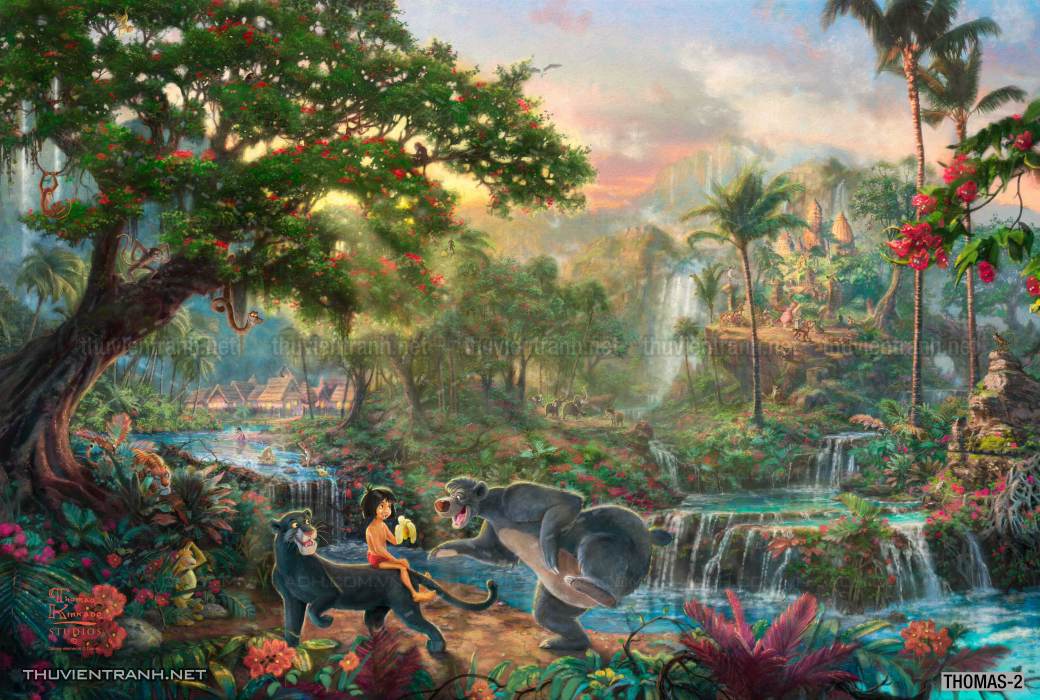 Tranh vẽ sơn dầu Phong cảnh đồng quê thanh bình  và cuộc sống châu Âu - Kết quả tìm kiếm tranh tường