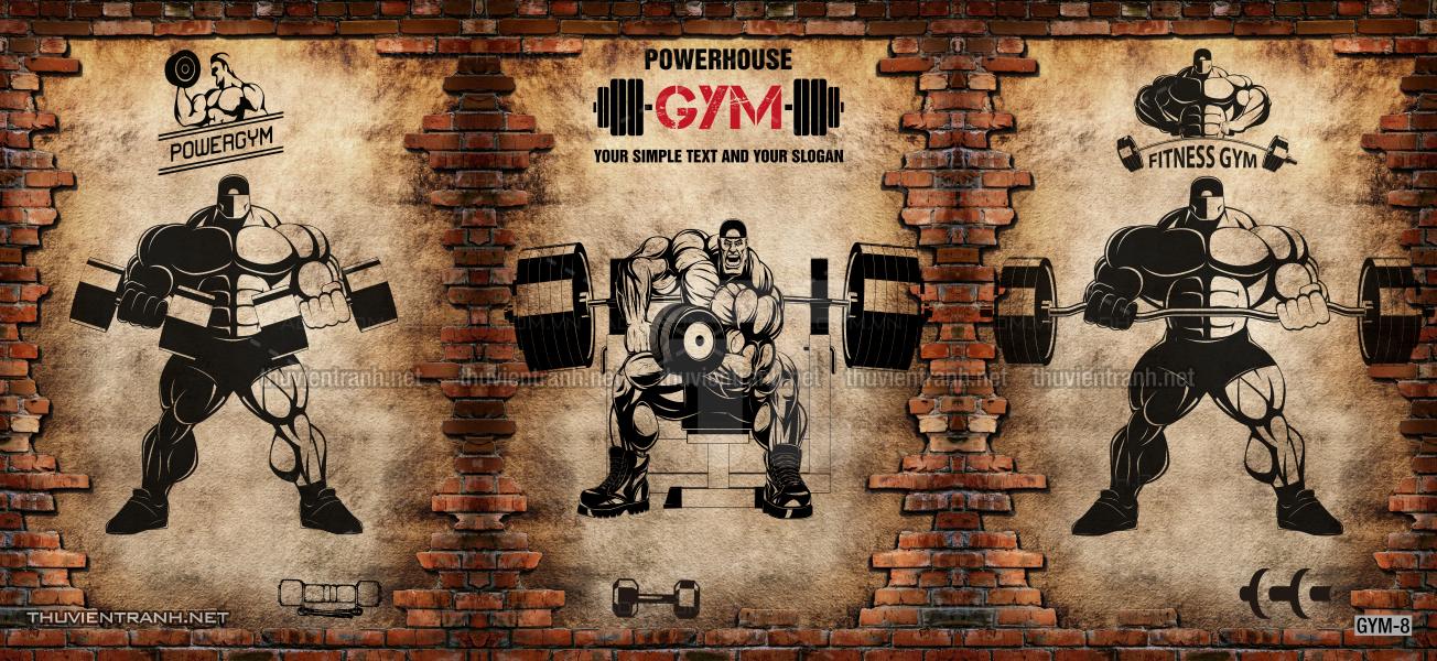 Tranh dán tường Phòng tập Gym, Thể Hình - Kết quả tìm kiếm tranh tường