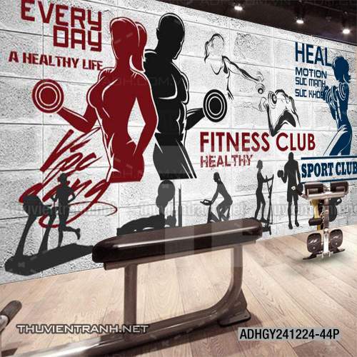 Tranh dán tường Phòng tập Gym - Kết quả tìm kiếm tranh tường