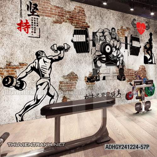 Tranh dán tường Phòng tập Gym - Kết quả tìm kiếm tranh tường